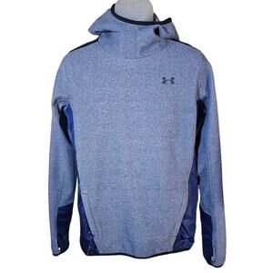 Women's Under Armour Cold Gear Hoodie Size Medium Blue